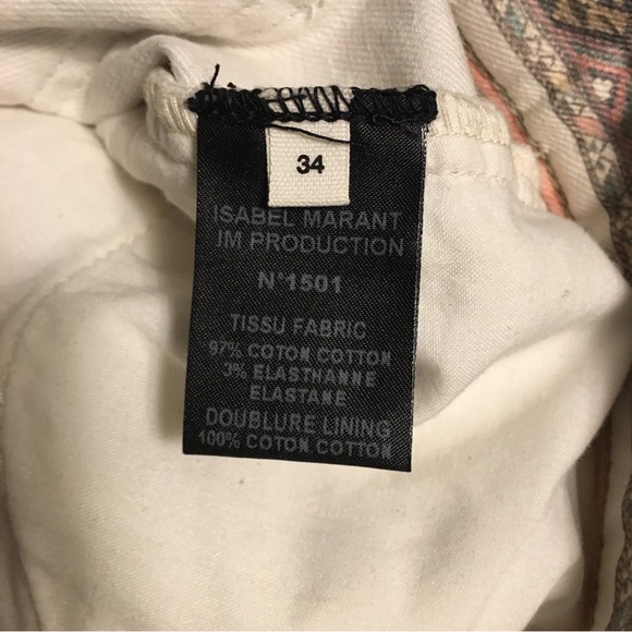 Isabel Marant Etoile Naomi Printed Denim Shorts - Picture 11 of 16